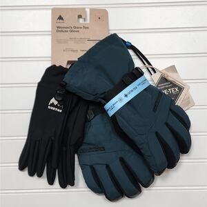 NWT Burton Women's Gore-Tex Deluxe Gloves Size Small: Deep Emerald